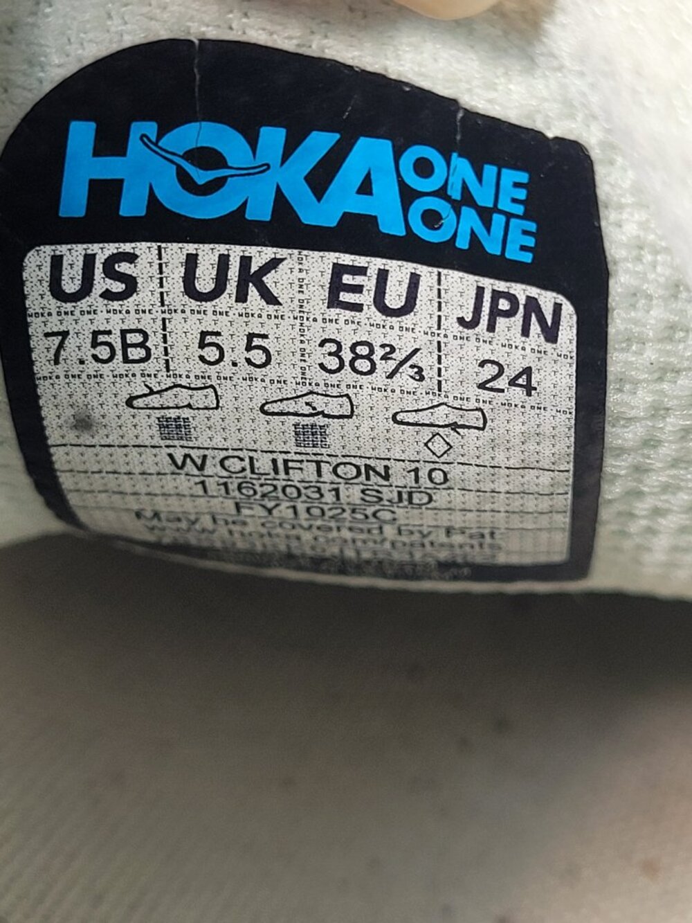 Hoka Clifton 10 Women's Running Shoe Size 7.5 - Picture 4 of 10
